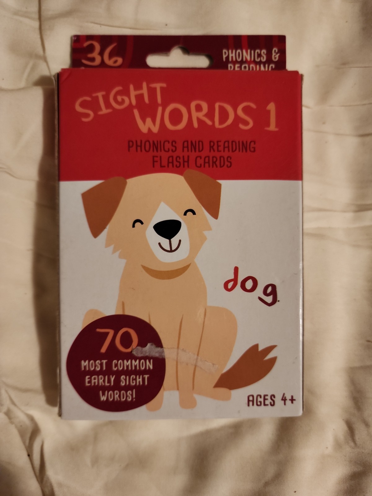 Lot of 5 Bendon Flash Cards: Math, Sight Words & Opposites – Complete