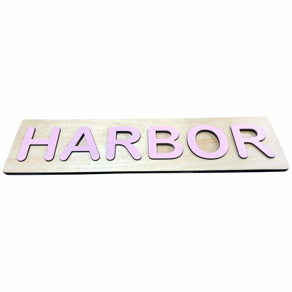 ” Personalized 3D Wooden Name puzzle – Fun for Kids Unique And Educational