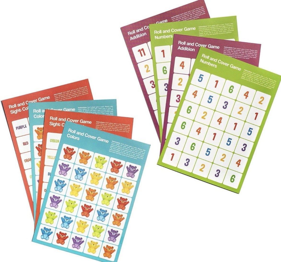 Creative Rainbow Bear Learning Educational Learn Play Set Brand New Smarts