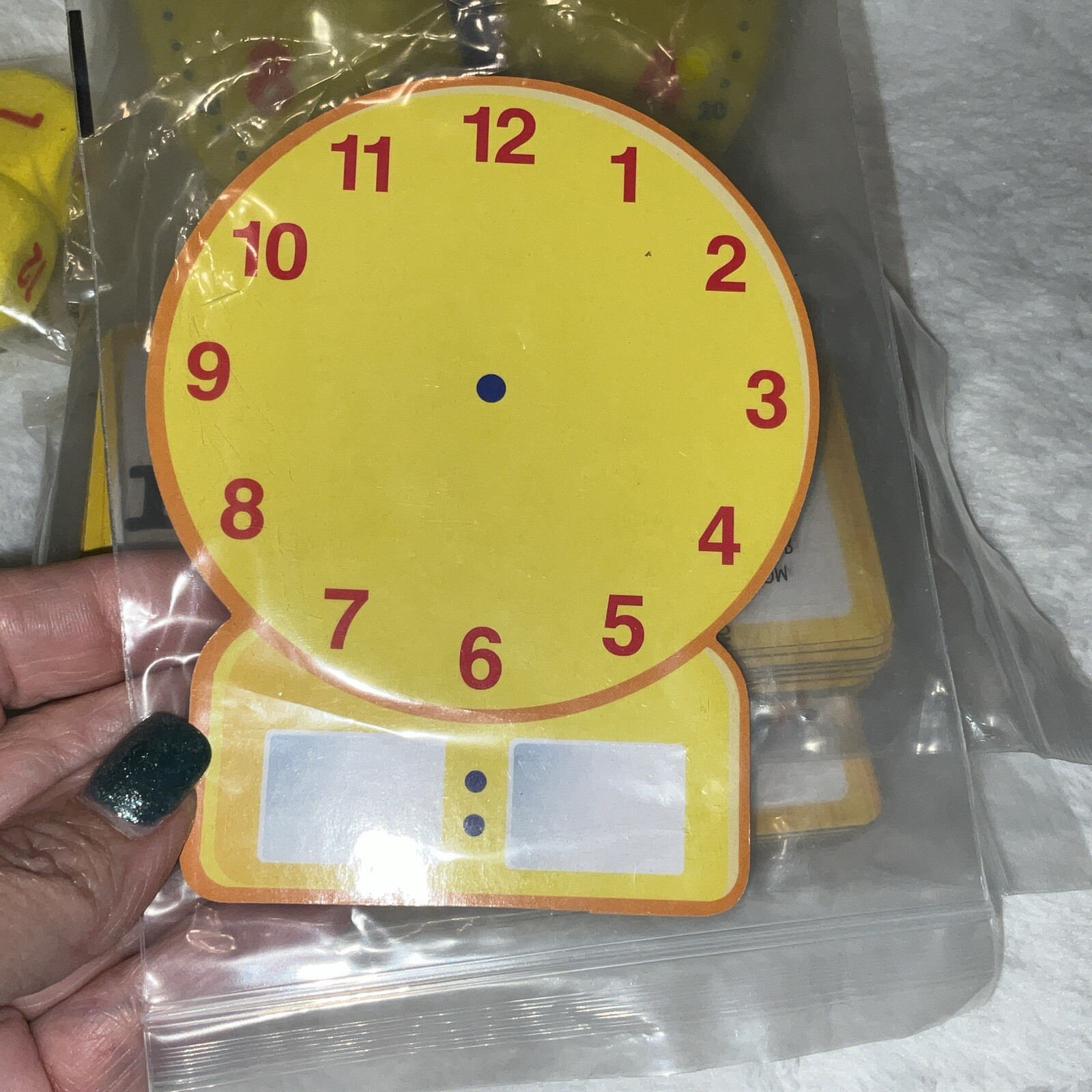 Learning Resources Time Activity Set 41 PCS, Ages 5+ Multi-Color Game NOBOX NEW