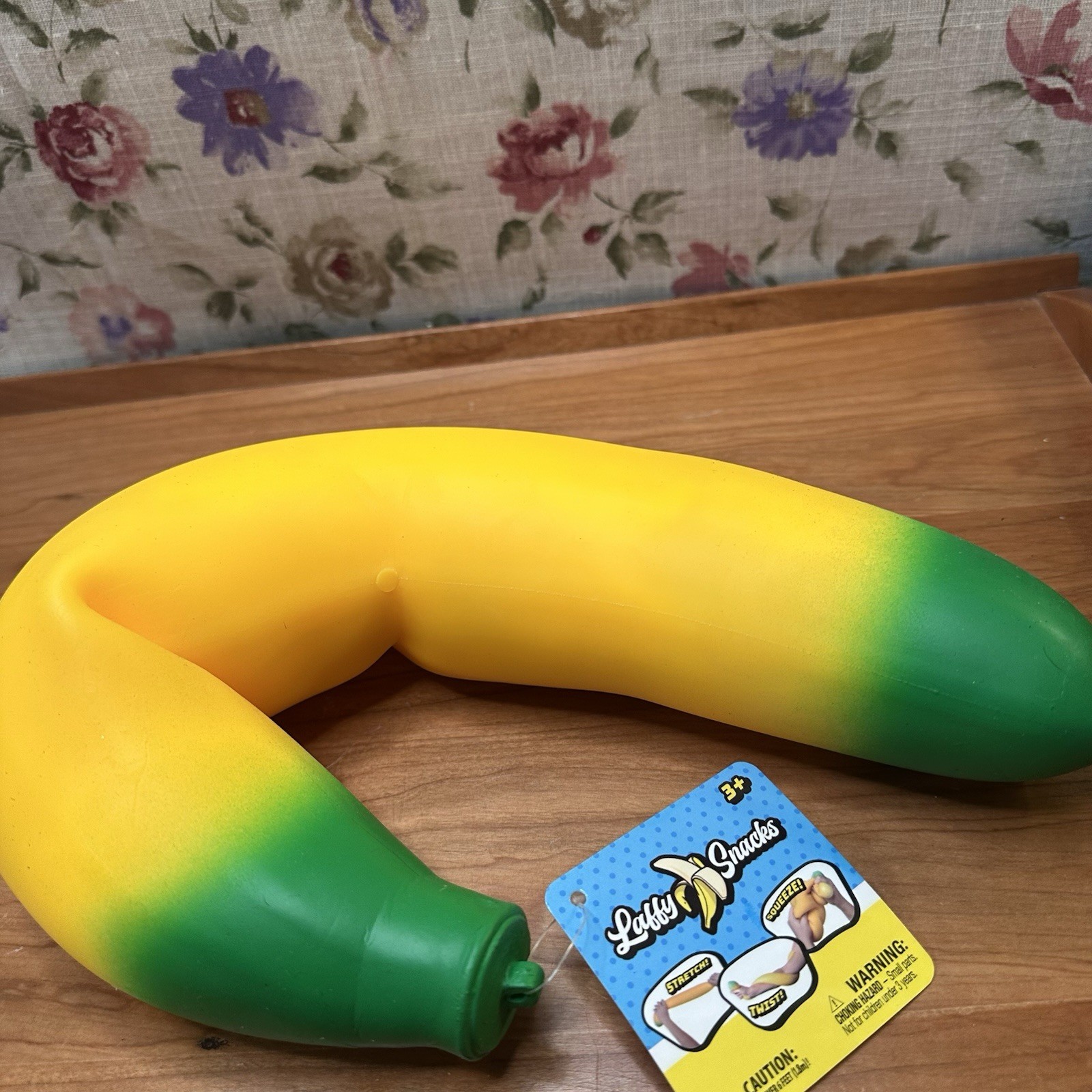 Sunny Days Squeezy Banana Yellow Squishy Toy TikTok Stress Relief Sensory Fun