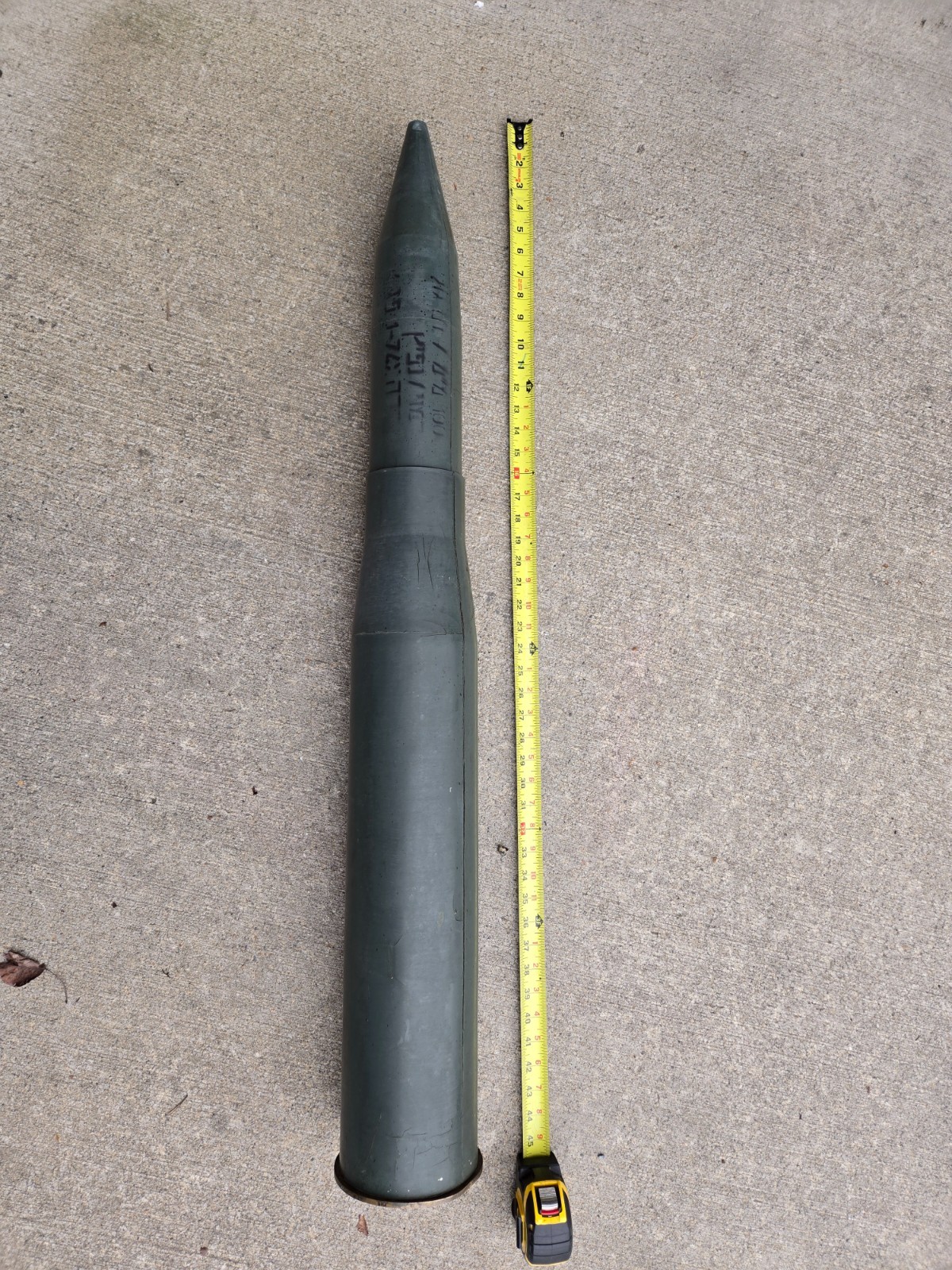 Soviet Russian T54 T55 Fake Dummy Training Tank Round Giant Bullet Mosin Nagant