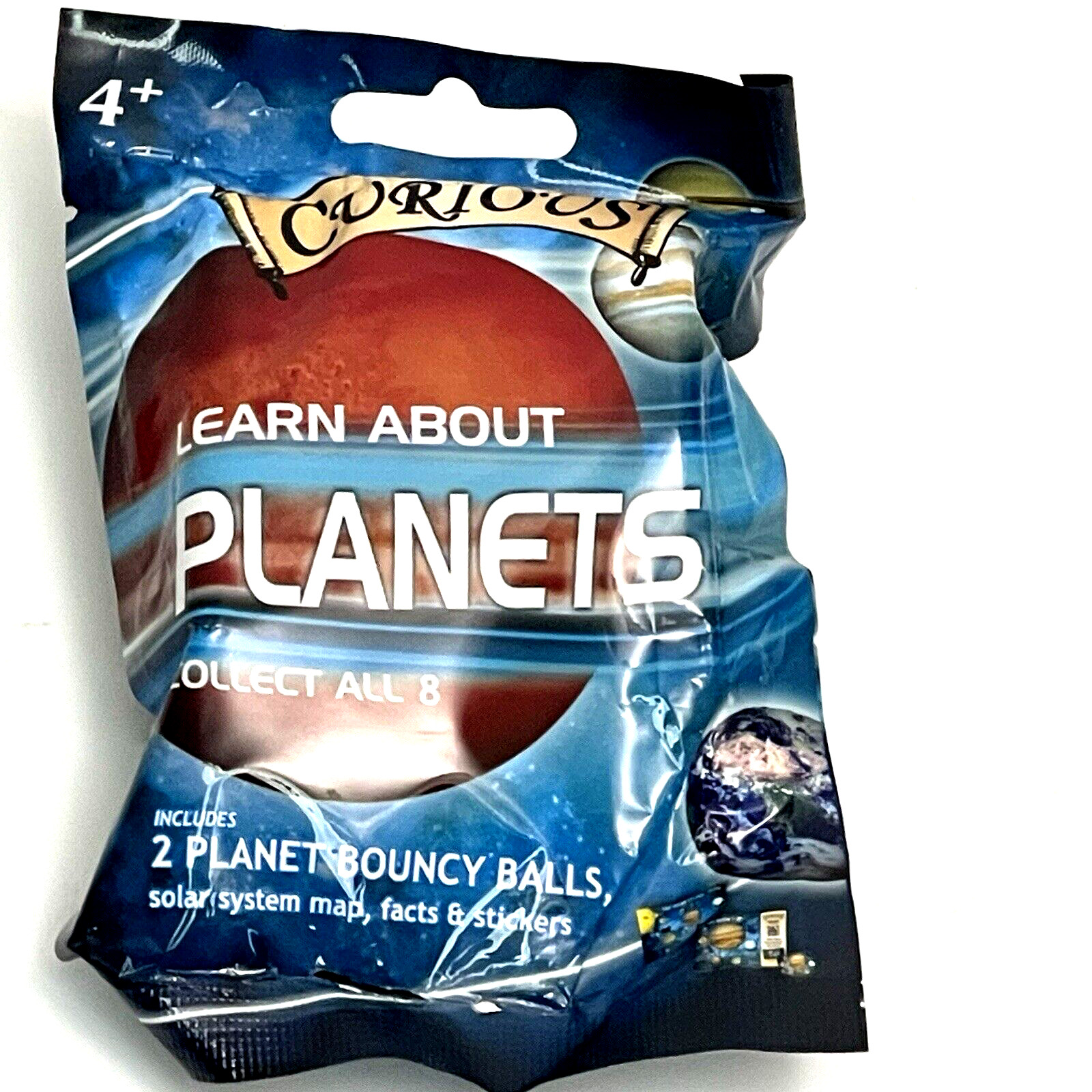 Curious Learn About Planets Bouncy Balls 1 Package Random Contains 2 Planets