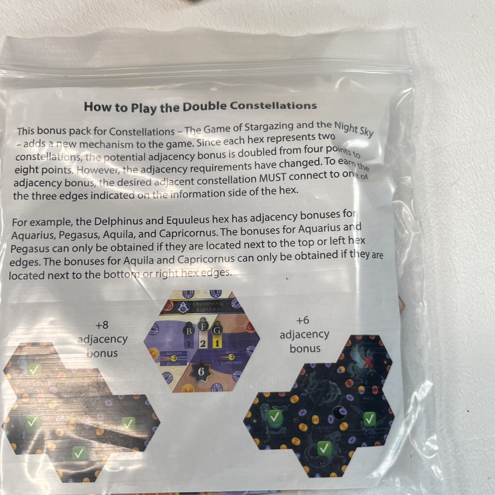 Constellations An Xtronaut Game W/ Double Constellations Expansion.