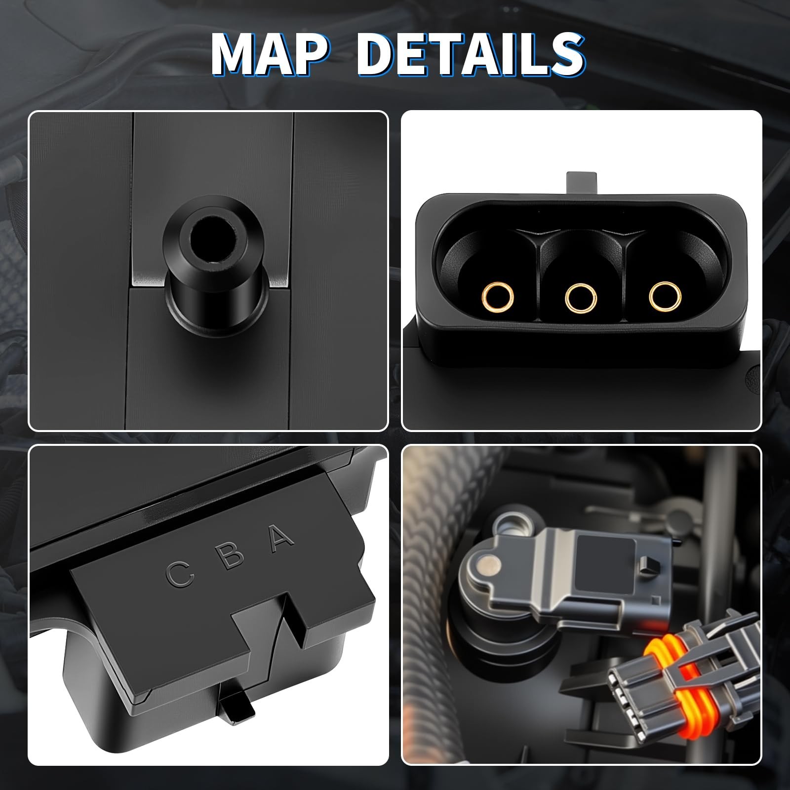 MAP Manifold Absolute Pressure Sensor Fit for Chevy C1500 Suburban Cavalier S…