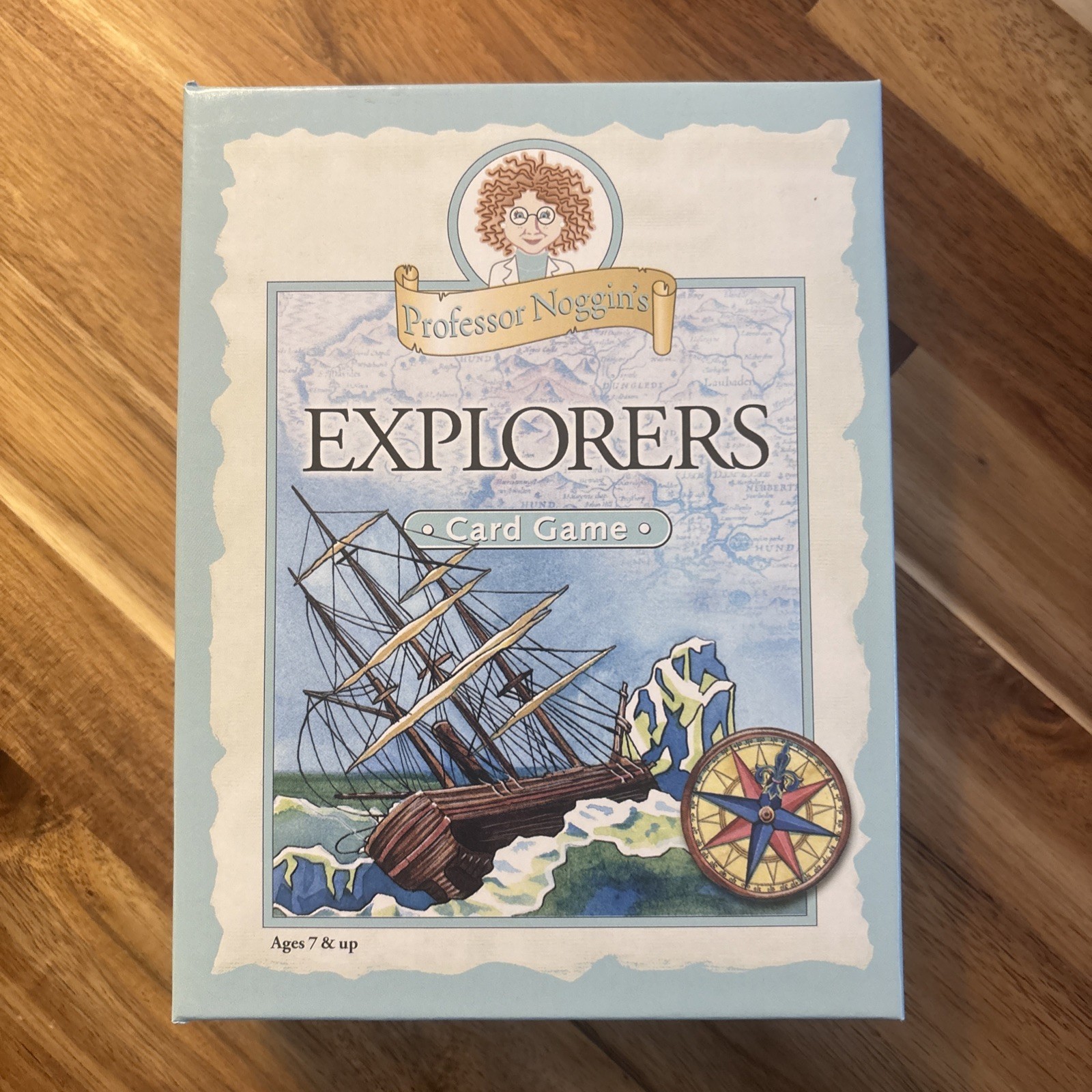Professor Noggin’s Explorers Card Game Educational Trivia Ages 7+ New Sealed