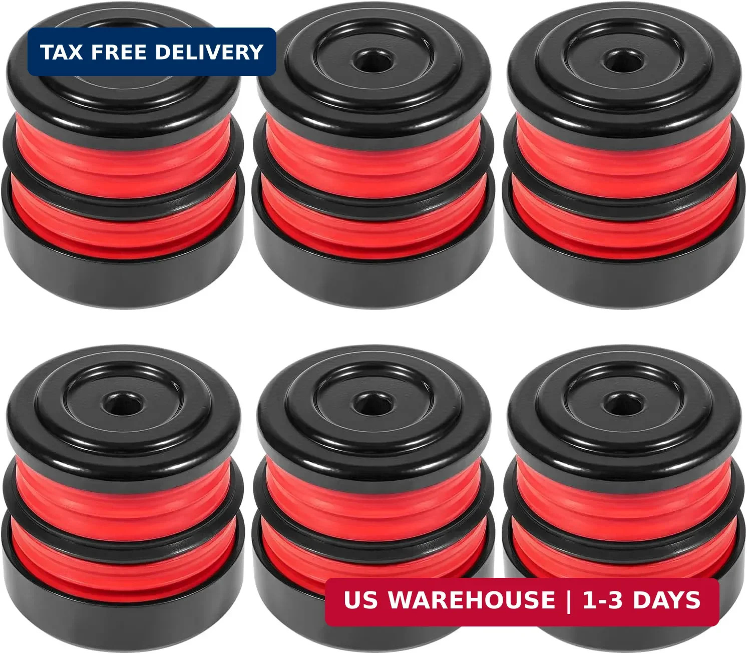Silicone Body Mount Kit for 2008-2016 Ford F-250 F-350 Regular Cab Extended Cab