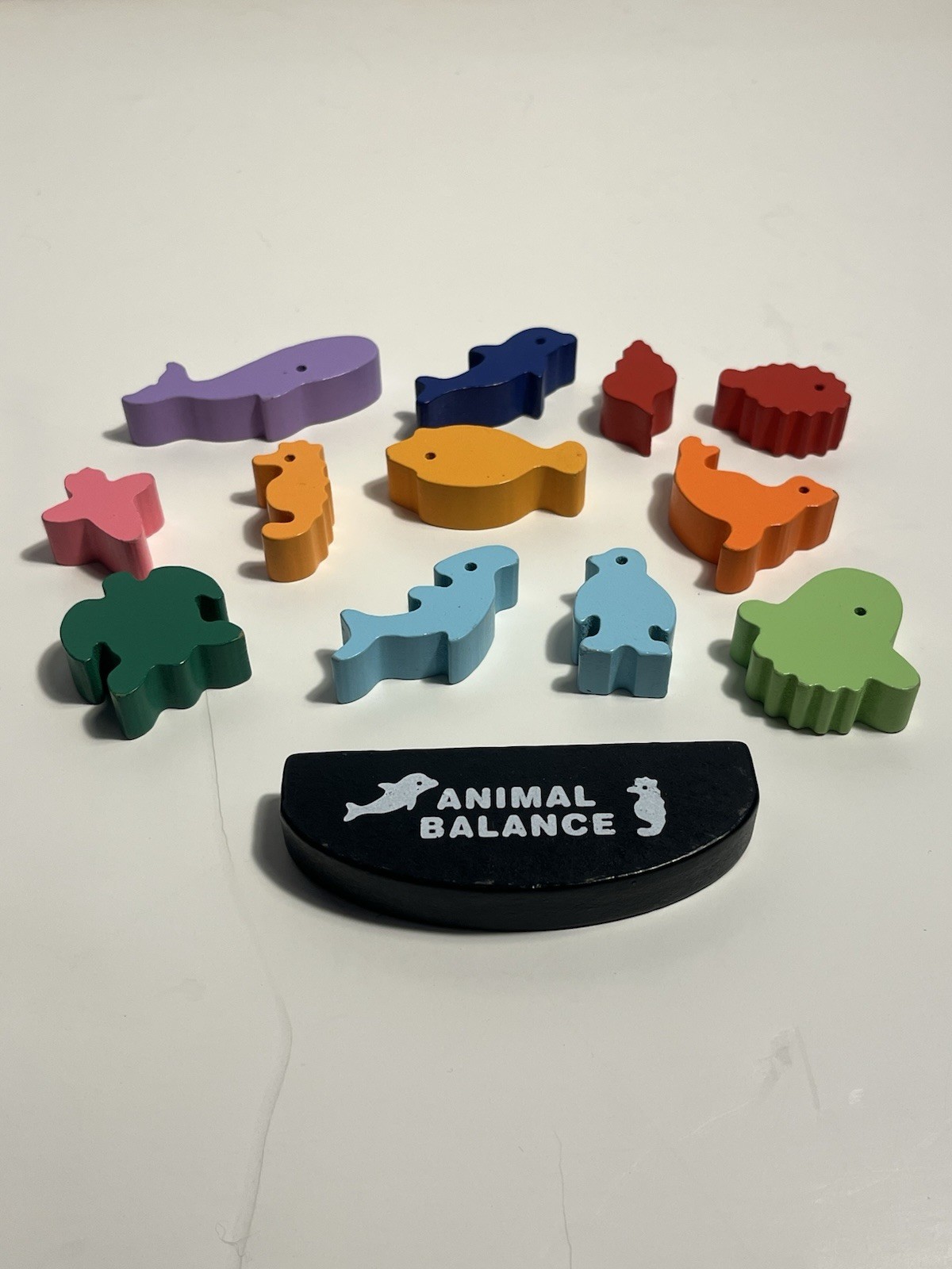 Colorful Animal Boat Balancing Game for Kids Stocking Stuffer Toy Educational