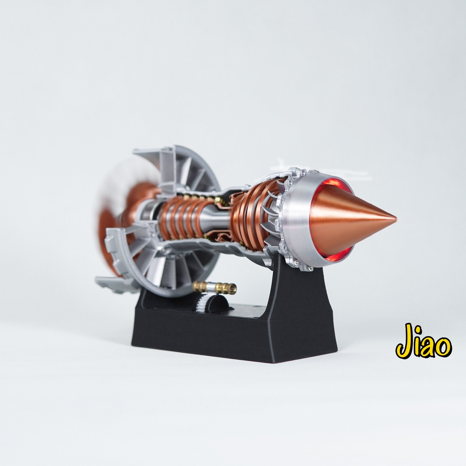 1/26 Trent 900 Turbofan Engine Model A380 Aircraft Engine Rotatable Children Toy
