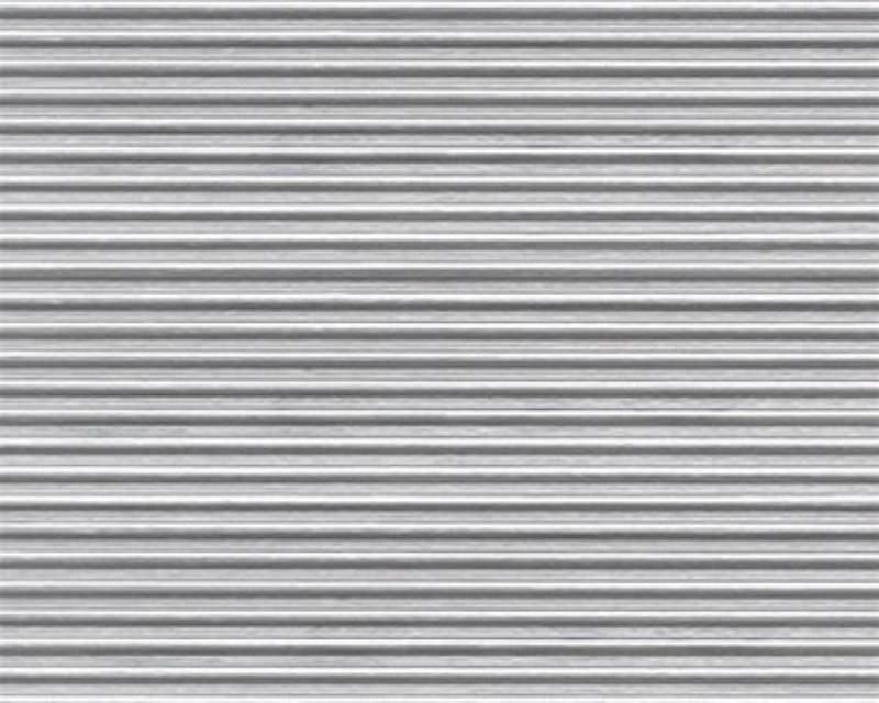 O Gray Ribbed Roof/Corrugated Plastic Pattern Sheet (2)