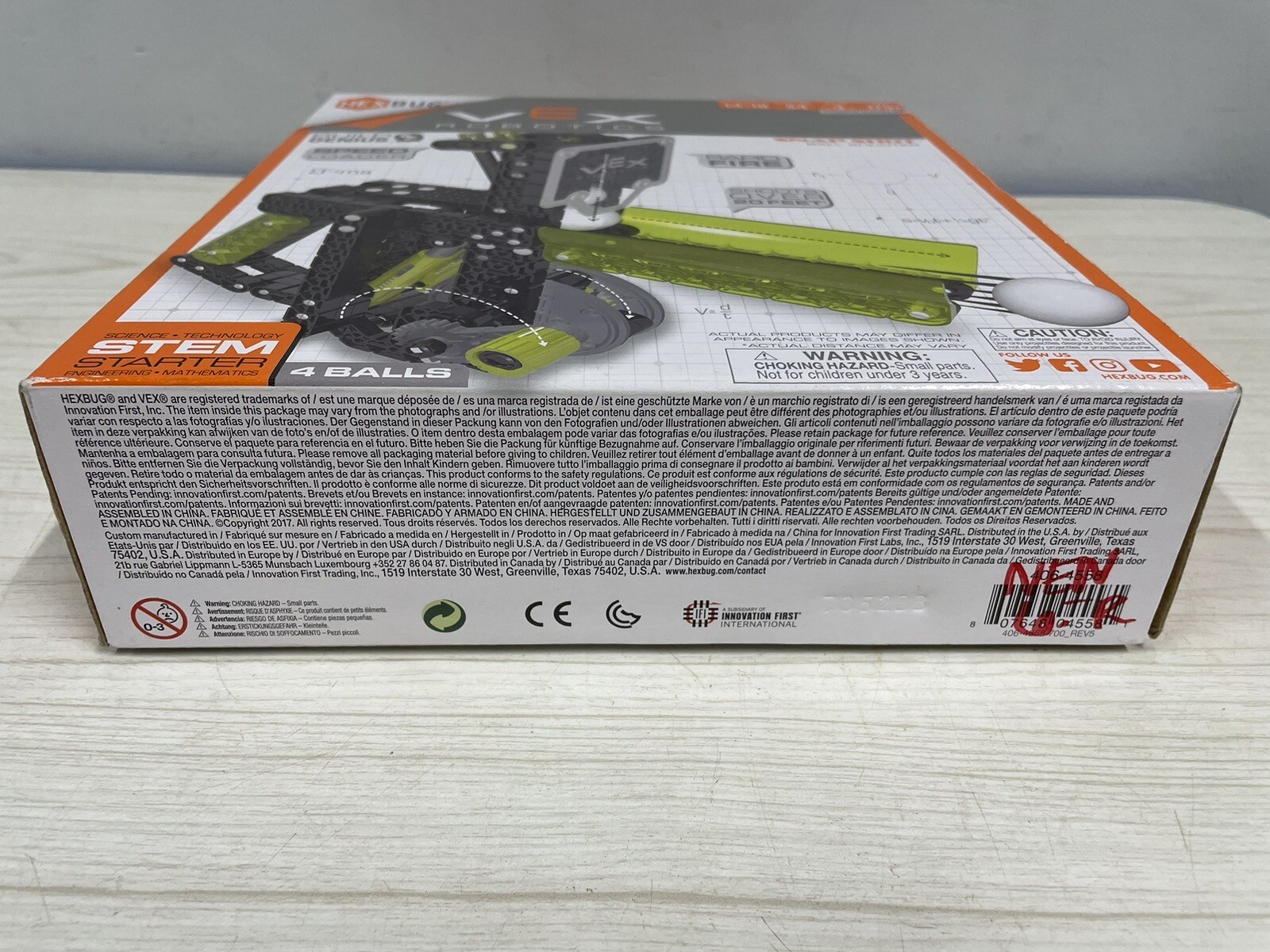 HEXBUG – VEX Robotics Snap Shot Ball Shooter Contruction Kit 14+ NIB
