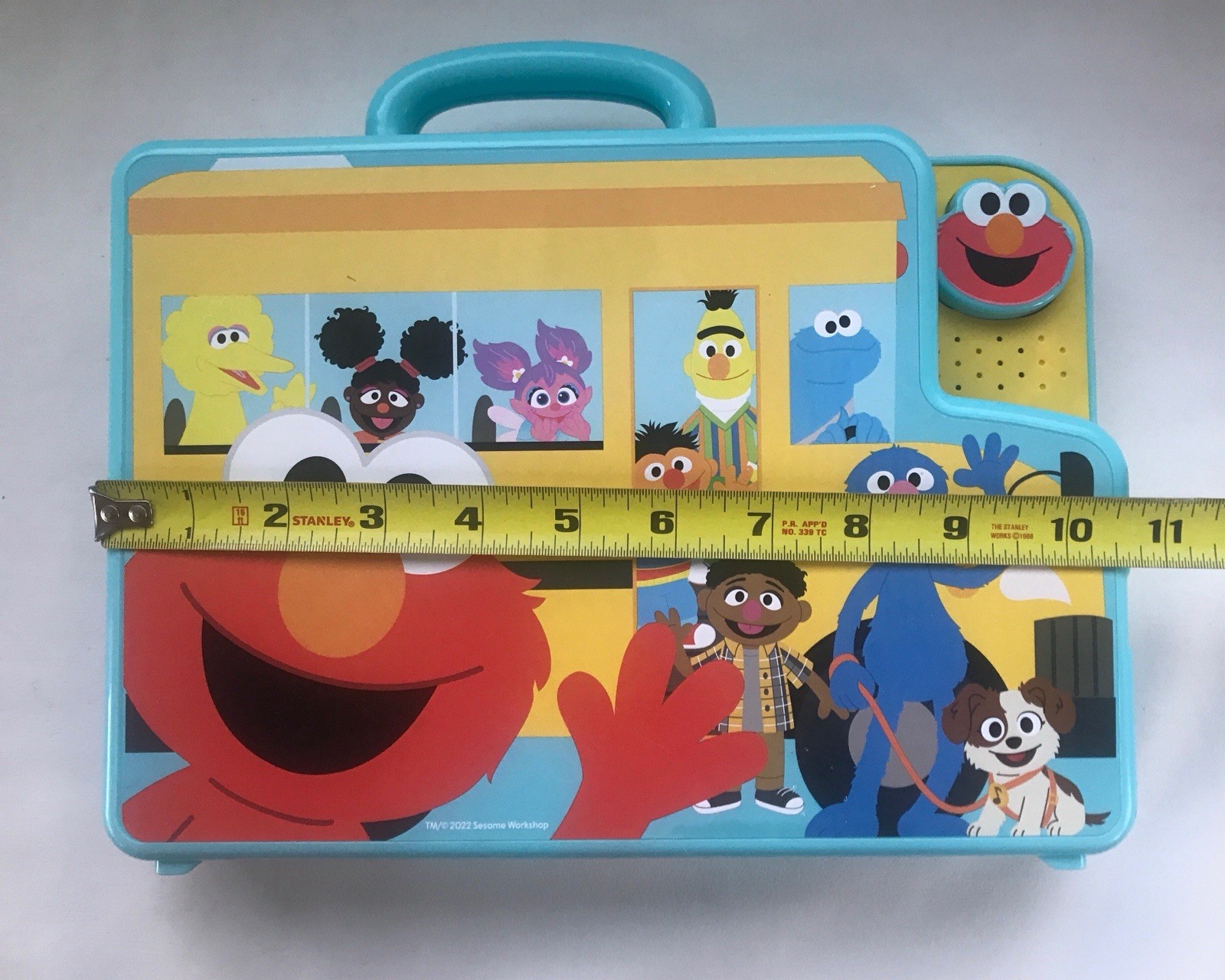 2023 Sesame St Elmo’s Learning Letters Bus Activity Board – Tested Batteries Inc