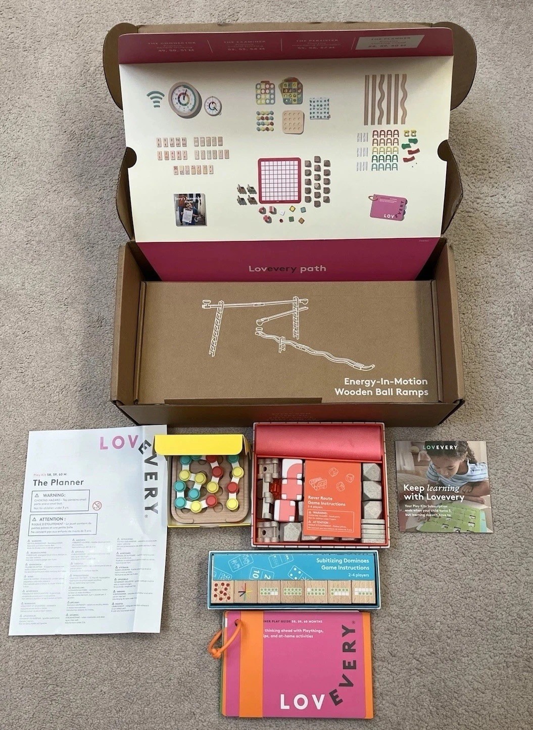 Loevery The Planner Play Kit Months 58, 59, 60 (age 6) Child Kids Learning