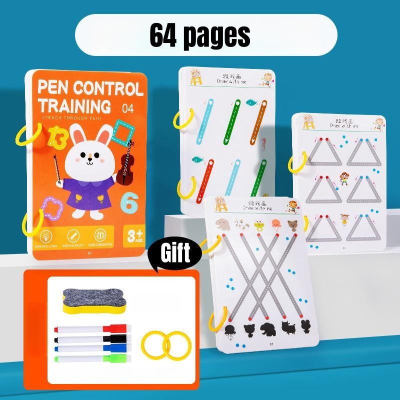 Magic Tracing Copybook Kids Pen Control Montessori Workbook