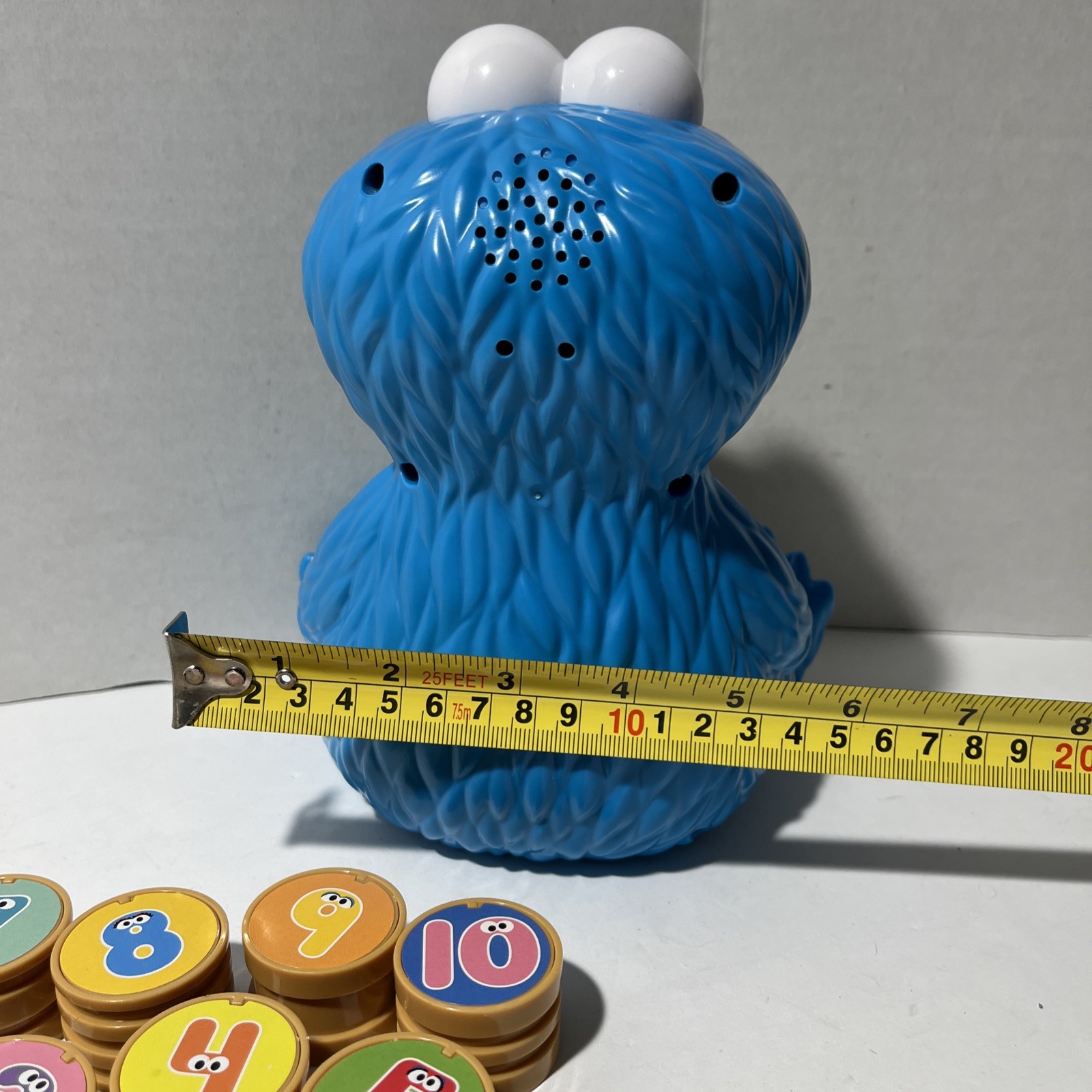 SESAME STREET Cookie Monster Counting Jar Tested Educational Math Learning Toy