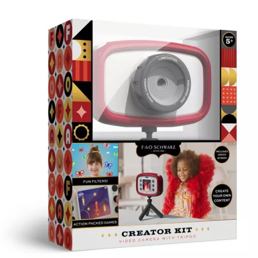 Kids Digital Camera Toy HD Video Recorder with Games Selfie Camera Ages 3+ Gift