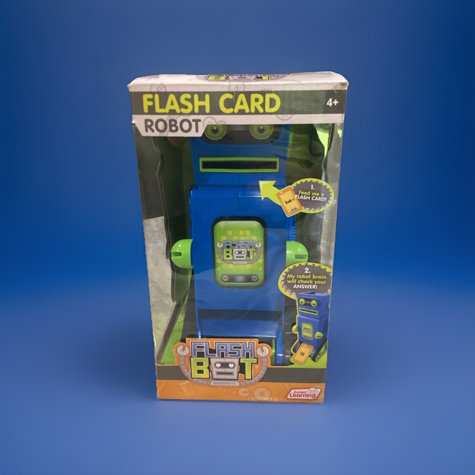 JUNIOR LEARNING JL200 Flashbot Flash Card Robot Educational