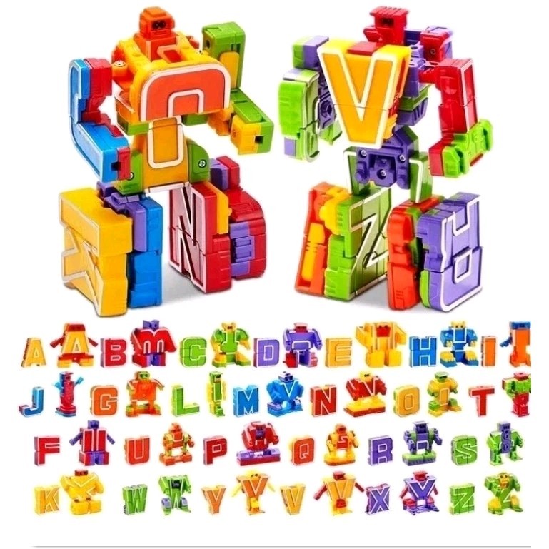Lakeshore Alpha-Bots 26 Transforming Robots Into Letters Educational Product