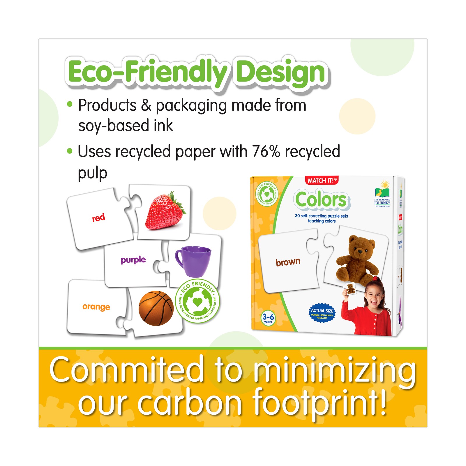 New – The Learning Journey Match It! – Colors – Ages 3-6 | 1+ players