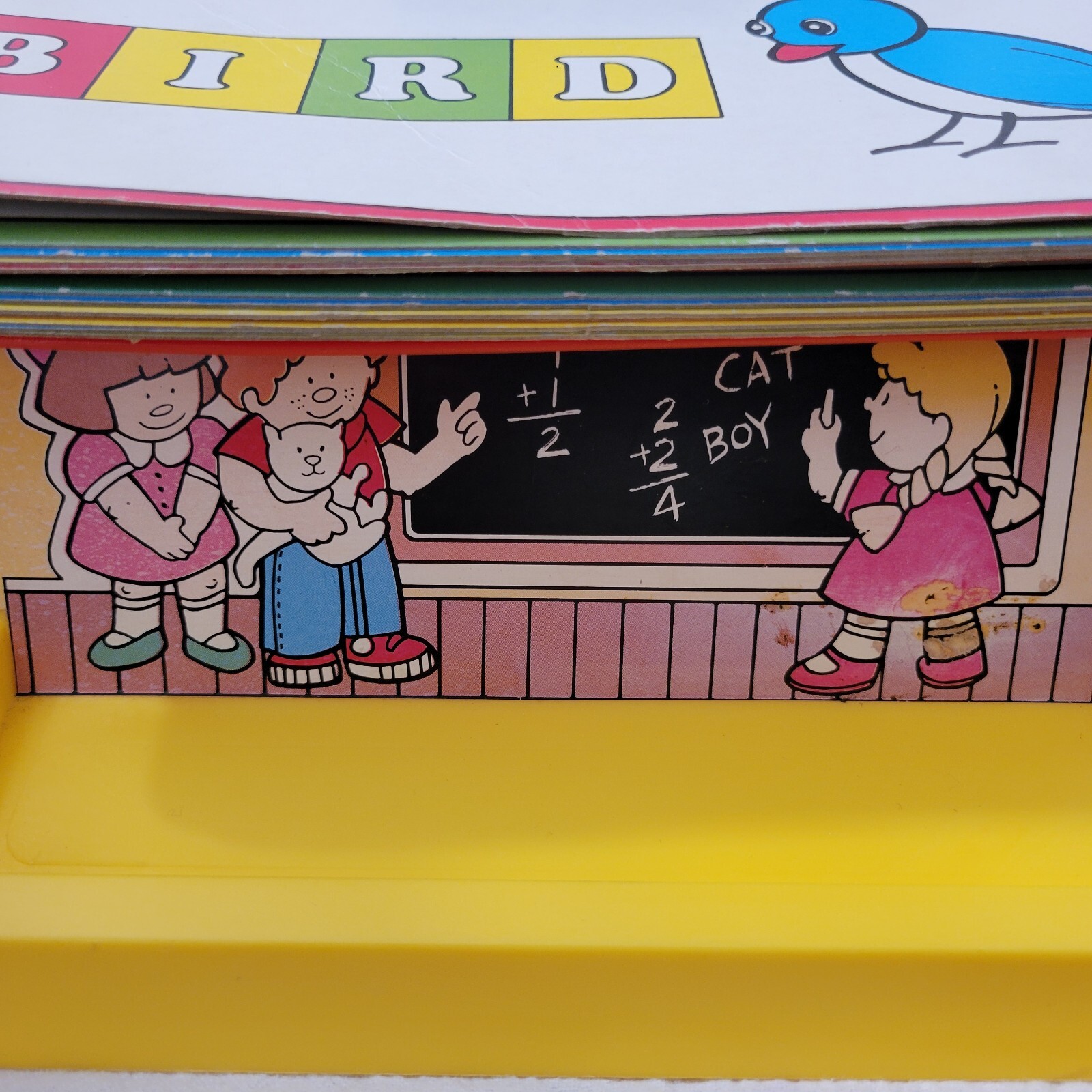 1984 Shelcore Inc Match’ N Spell School Reading Blocks Set
