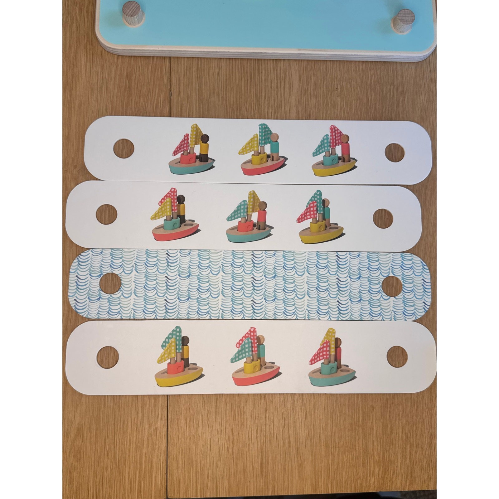 Lovevery Pattern Match Boats & Cards Set Analyst Play Kit COMPLETE 46-48M STEM