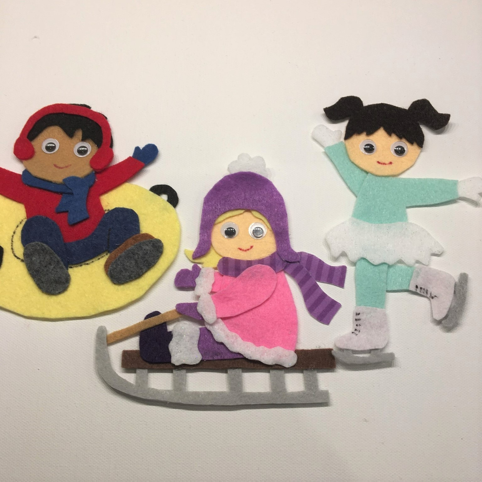Winter Fun – Celebrate Snowy Days – Sample Set for Felt /Flannel Board Play