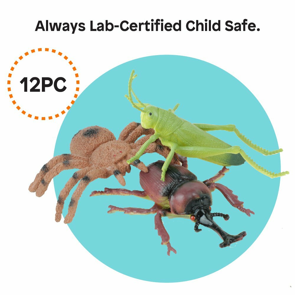 12 Pack Insects – Perfect for Imaginative Play, Pretend Activities, Party Favors