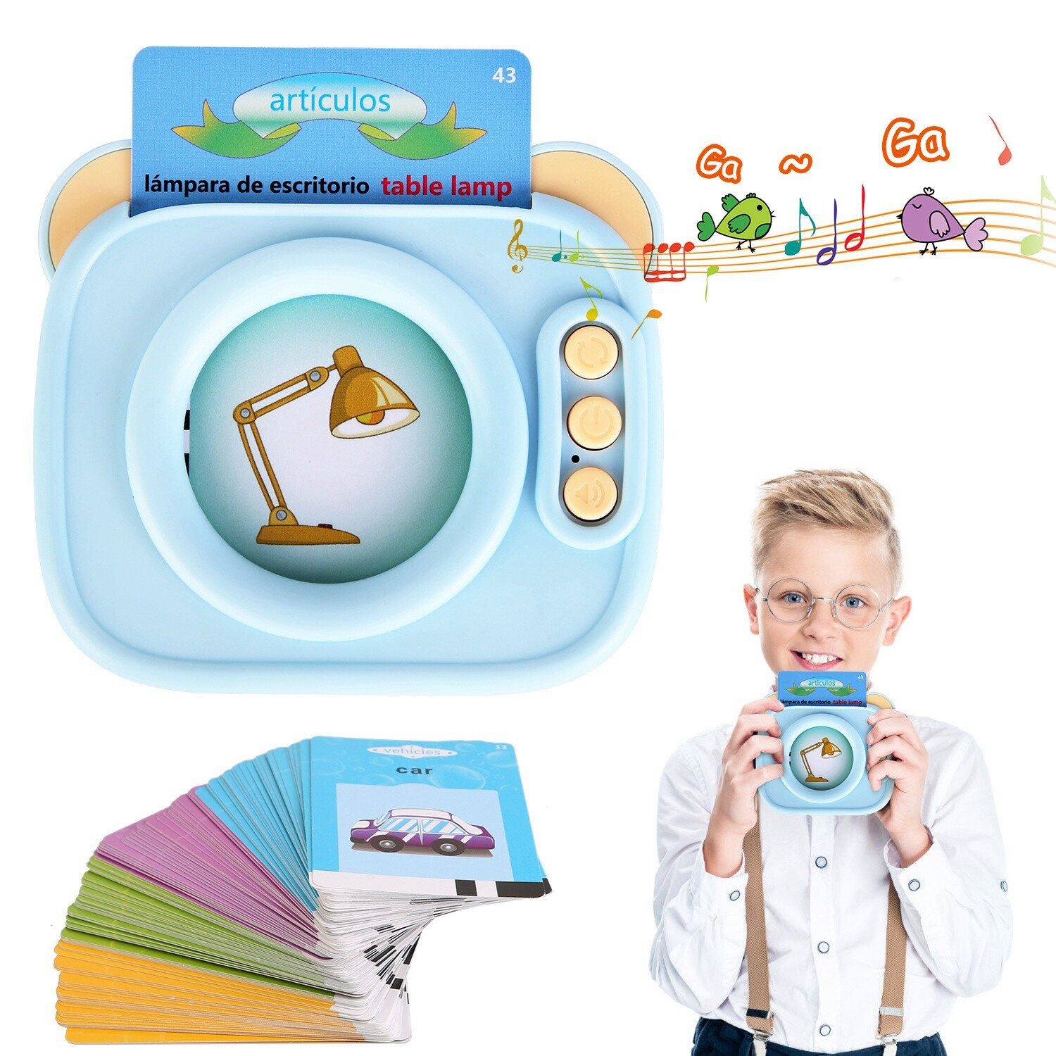 Toddler Toys Talking Flash Cards 224 Sight Words Pocket Speech English Toddlers
