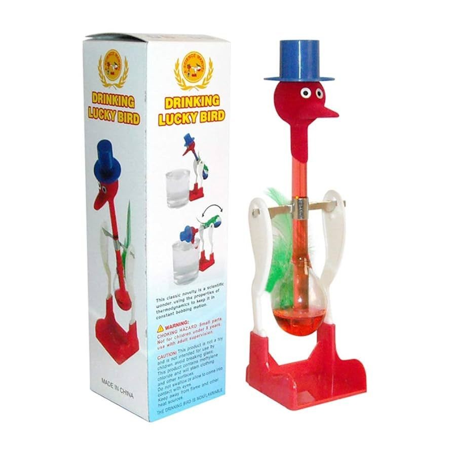 3 Classic Head Dunk Perpetual Motion Science Toy Retro Physics Desk Gadget Gift