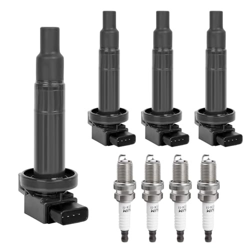 Ignition Coil Pack Spark Plugs fit for 1.5 L4 Scion xB xA, Toyota Echo, Prius C