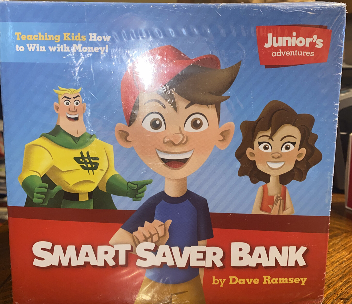 Dave Ramsey: Junior’s Adventures Smart Saver Bank NEW Sealed Spend Save Give