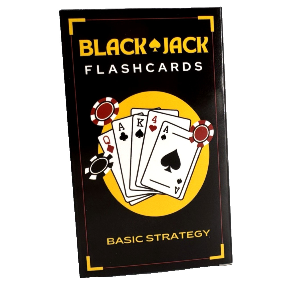 Blackjack Basic Strategy Flashcards for Beginners Casino Game Learning Cards NEW