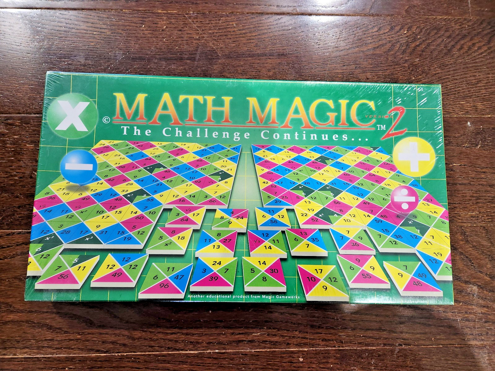 New Math Magic board game 2 Complete w/ 84 Tiles The Ultimate Math Challenge