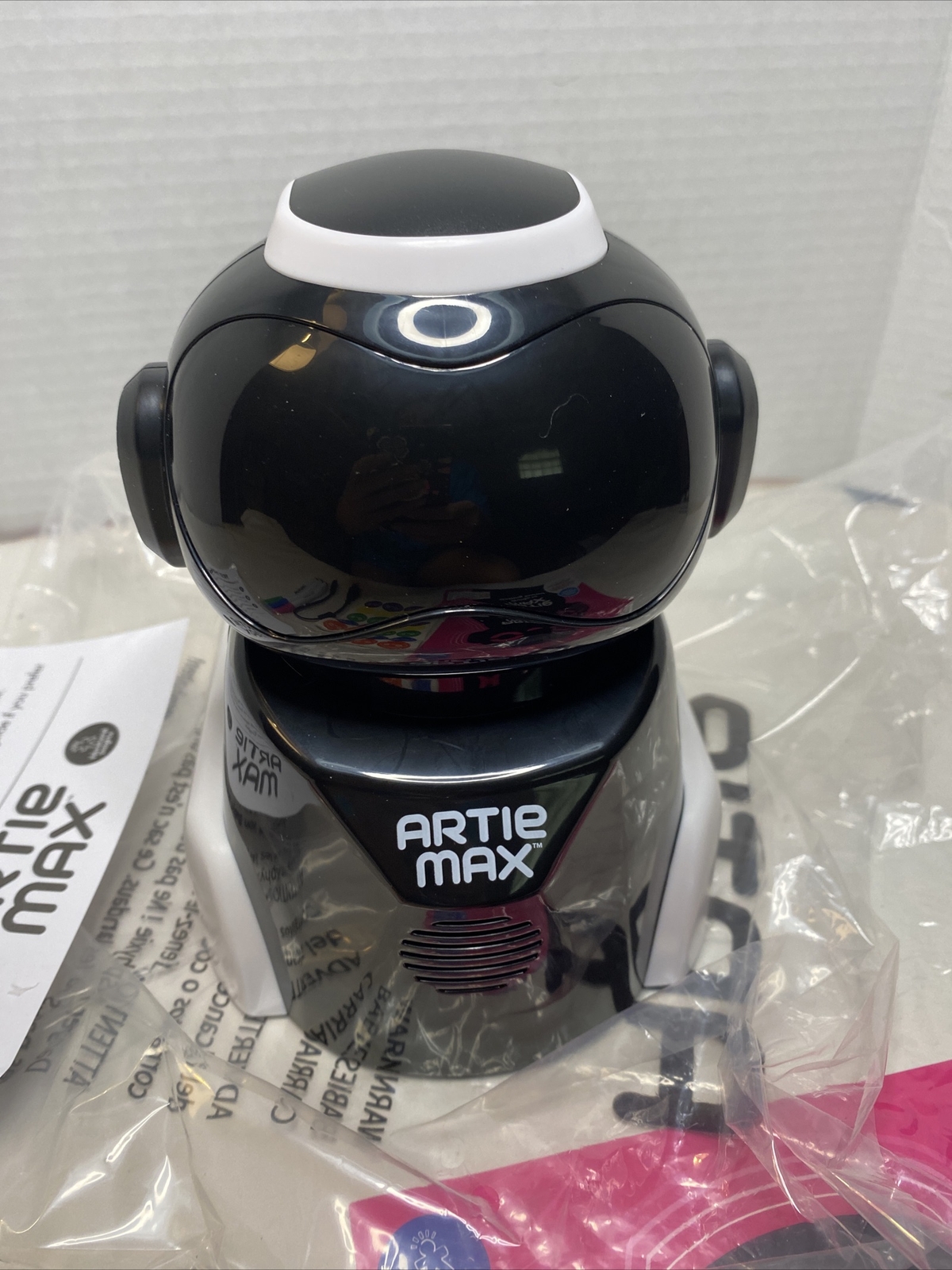Educational Insights EI-1126 Black White Artie Max the Coding Robot Used