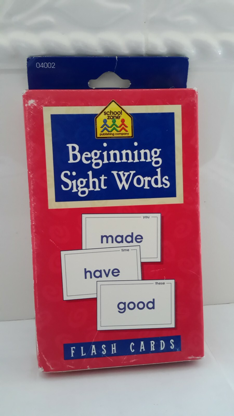 School Zone Beginning Sight Words Flash Cards Ages 5 and Up EUC