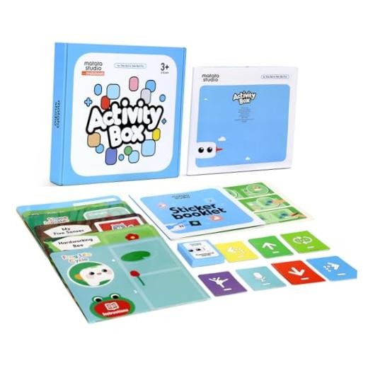 Activity Box, Add-on for Talebot Coding Robot with 6 Double-Sided Interactive