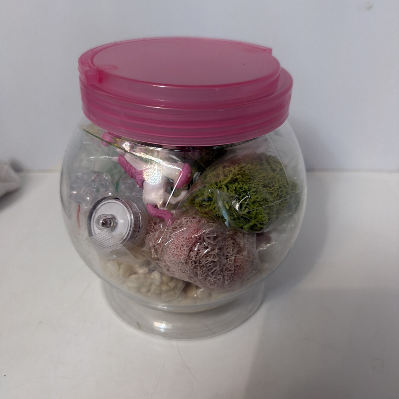 Amitie Lane DIY Light Up Unicorn Terrarium Kit Childrens Kids Activity Craft