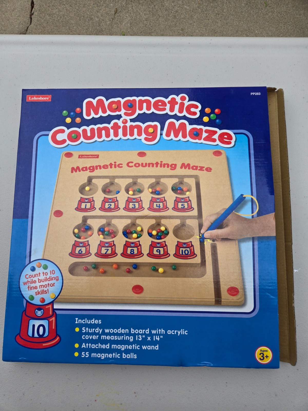 lakeshore magnetic counting maze wood