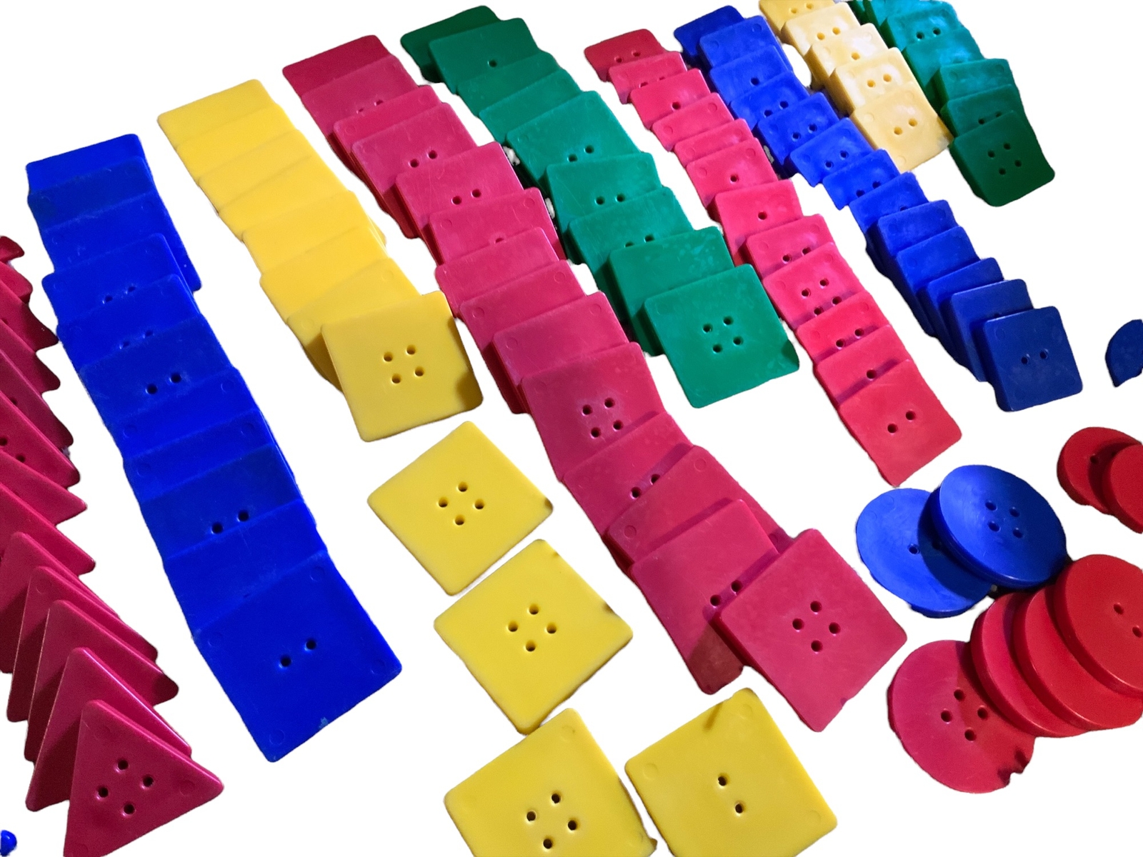 Button Toys for Building, Stringing, Craft Projects, or Sorting Colors