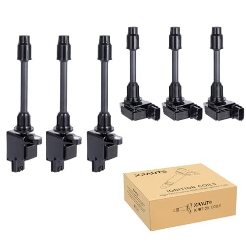 NPAUTO Ignition Coil Pack Front Rear Replacement for 3.0L V6 2000 2001 Infiniti