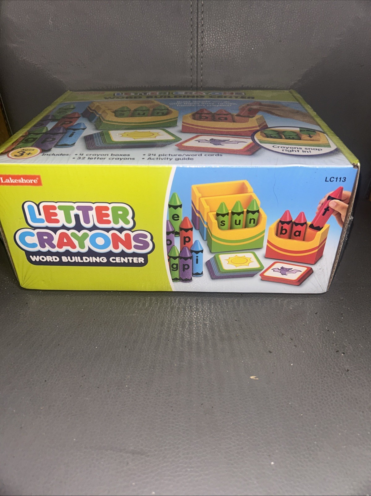 Letter Crayons Word Building Center For Ages, Three And Up By Lakeshore Learning