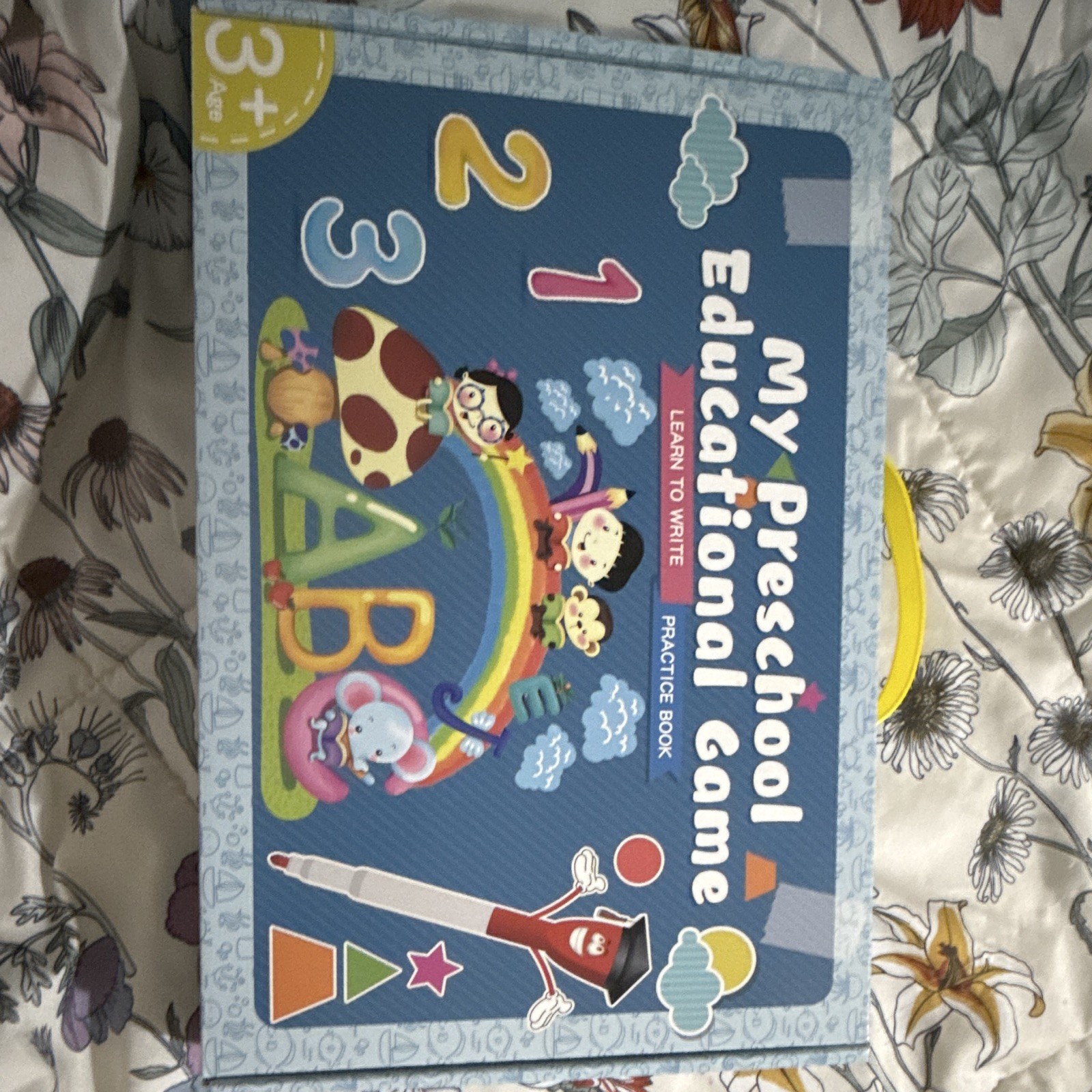 My Preschool Educational Game Practice Book Set w/ Markers & Stickers, Ages 3-4
