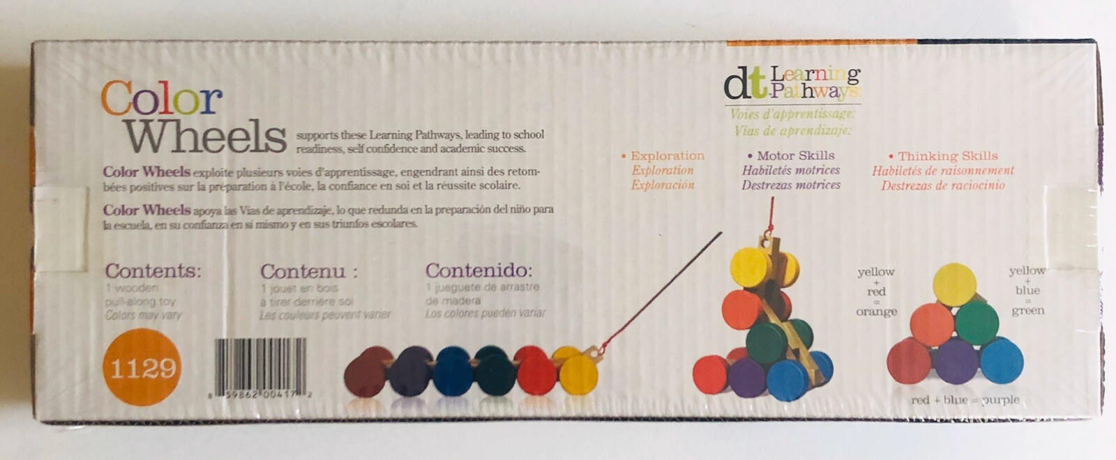 Discovery Toys Color Wheels – A Unique Fold & Stack – Pull-Along Toy