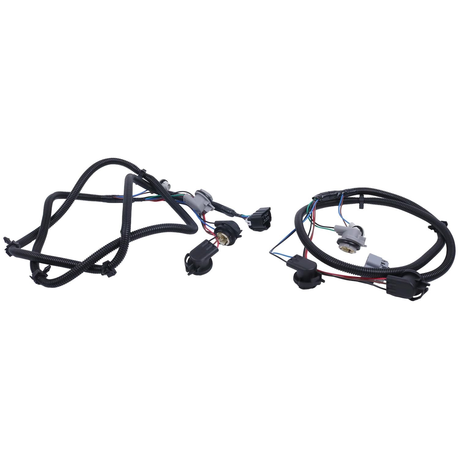 Left & Right Side Tail Light Lamp Wiring Harness Compatible with Chevy Silverado