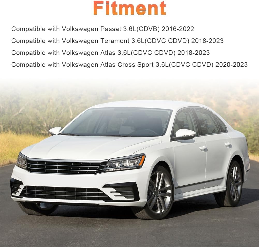 Engine Oil Pan Compatible with Volkswagen Passat 2016-2022, Teramont 2018-2023,