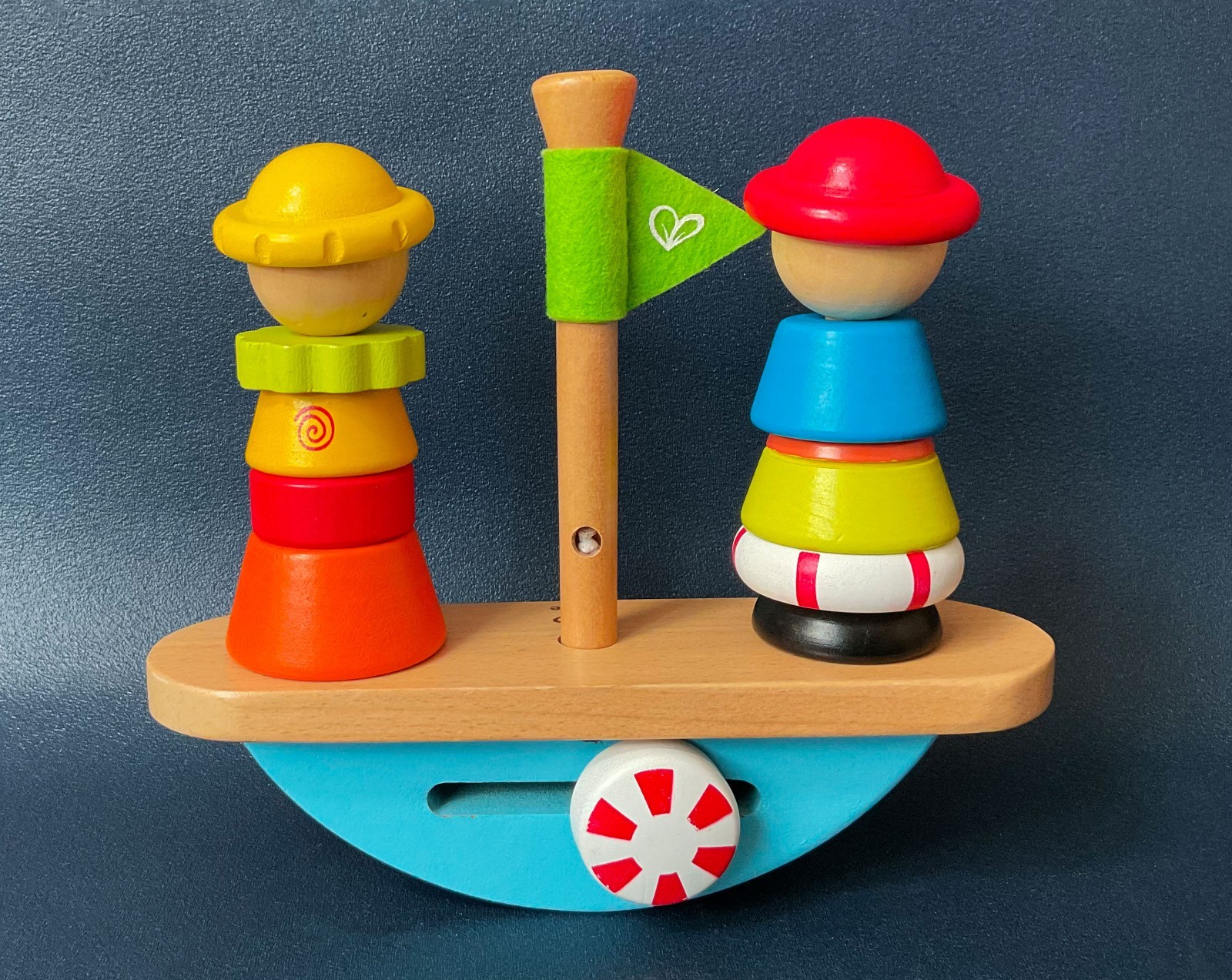 Hape / Educational – Balance Boat / Balancing Boat – Balance / Stacking Game