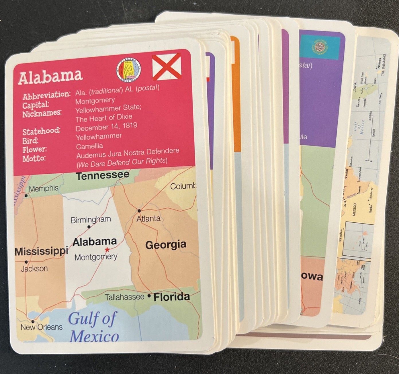 Bendon Lot/3 Flash Cards – UNITED STATES, PRESIDENTS OF THE USA & AMERICAN TRIVI