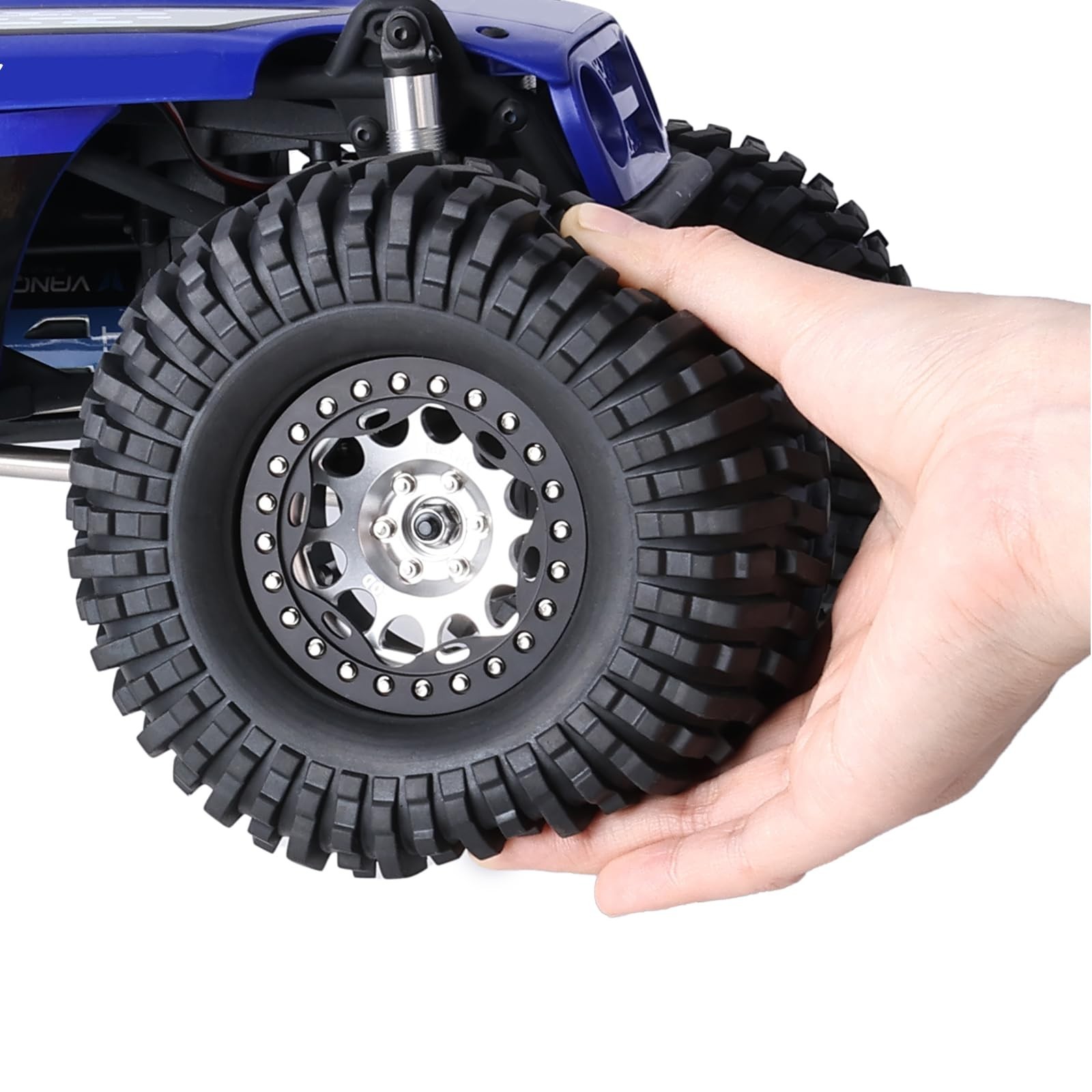 2.2 Crawler Tires with Foam Inserts for TRX4 Axial SCX10 III/II Wraith Redcat…