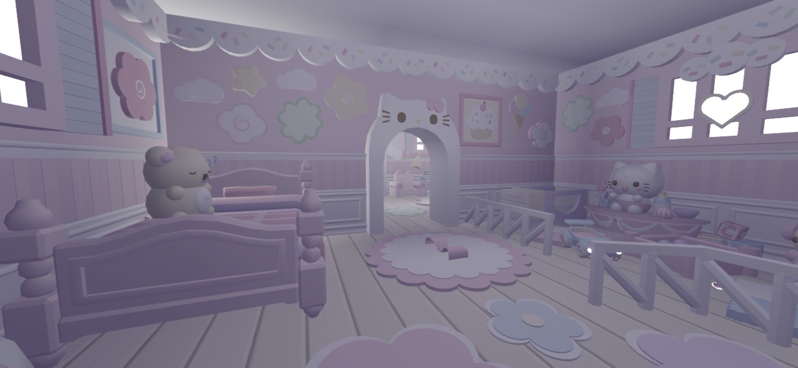 Cutecore Hello Kitty Cinnamoroll Chiikawa❤️Queenslander House ❤️ Adopt Me Home