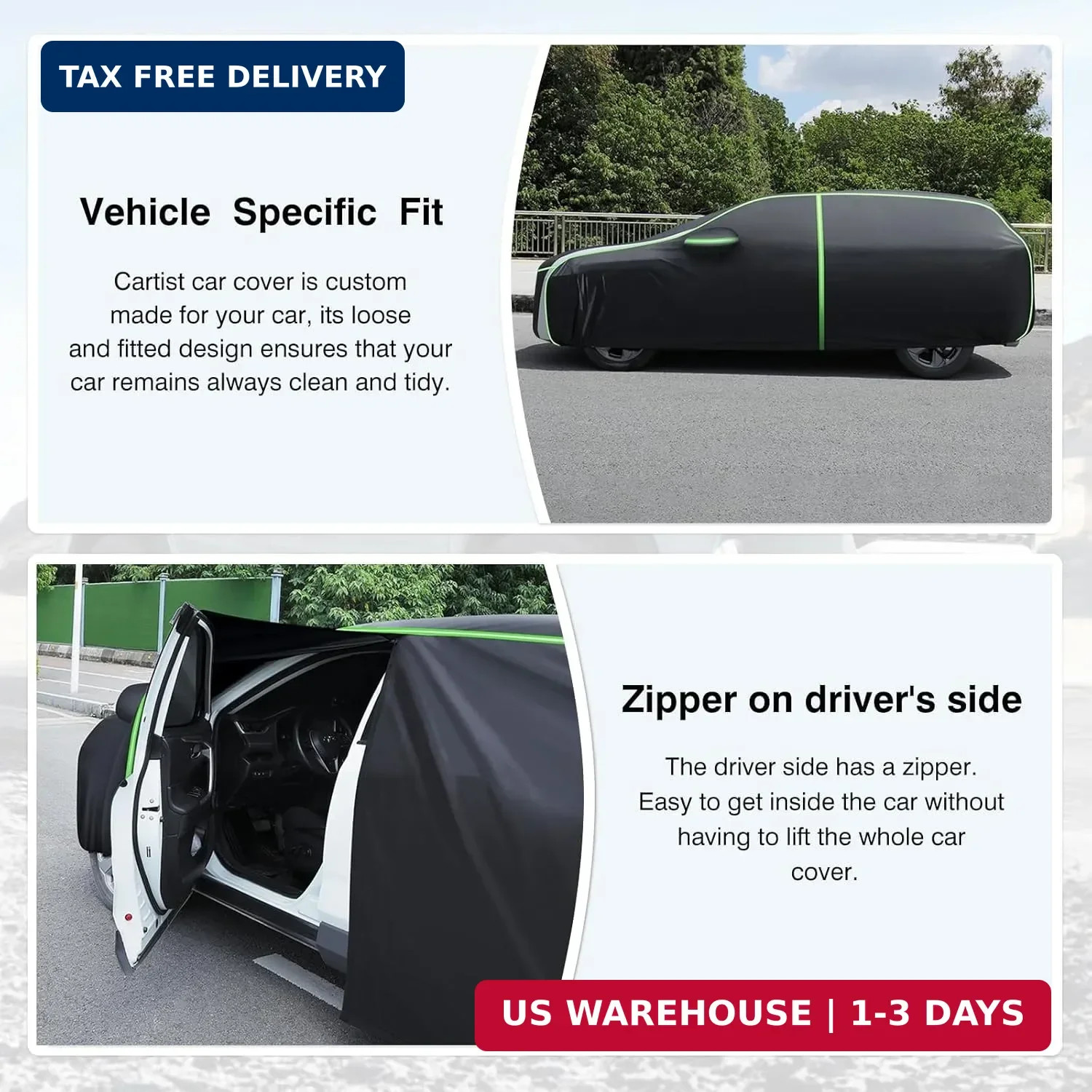 Cartist 420d Car Cover Fits for Toyota RAV4 1994-2025 2026, SUV Car Cover for Ra